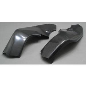 A-TECH エーテック フレームヒートガード 素材：FRP／黒(左側) ZX-10R KAWASA...