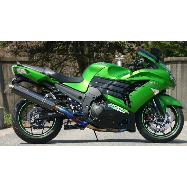 NOJIMA ノジマ DLC-TITAN フルエキゾースト マフラー ZX-14R KAWASAKI...