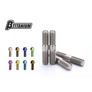 βTITANIUM ベータチタニウム スタッドチタンボルト タイプ5 (カワサキ汎用) M6 17×14 カラー：ダンデライオンイエロー (陽極酸化処理) Z1 Z2の商品画像