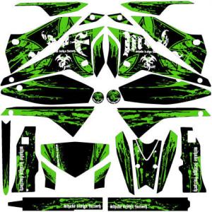 MDF エムディーエフ 車種別グラフィックデカールキット D-TRA Xブラッディ ■コンプリートデ...