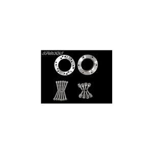 SPUNKY’S スパンキーズ マルチホイールスペーサー40mm(アルミホイール用ナット付き) GY...