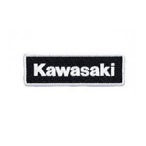 カワサキ（Kawasaki） 純正 刺繍ワッペン Kawasakiロゴ : BIKERS