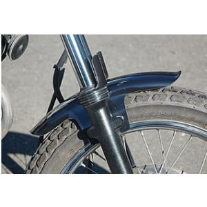 OSCAR オスカー アップタイプフロントフェンダーショート 黒ゲル