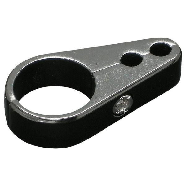 Neofactory ネオファクトリー 1インチ用ダブルスロットルケーブルクランプ ブラック 汎用 ...