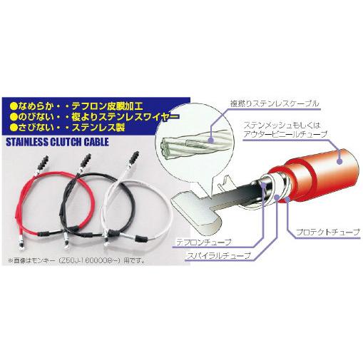 KITACO キタコ クラッチケーブル ゴリラ モンキー HONDA ホンダ クラッチワイヤー ハン...