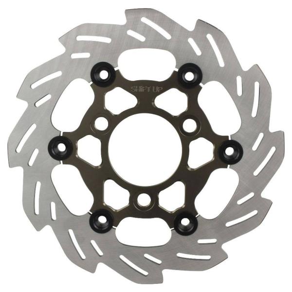SHIFT UP シフトアップ 220mm ウェーブフローティングディスクローター フロントディスク...
