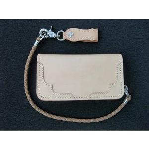 部品屋K&amp;W ウォレット・ウォレットロープ・ループキーホルダーの3点セット 財布・ウォレット・コイン...