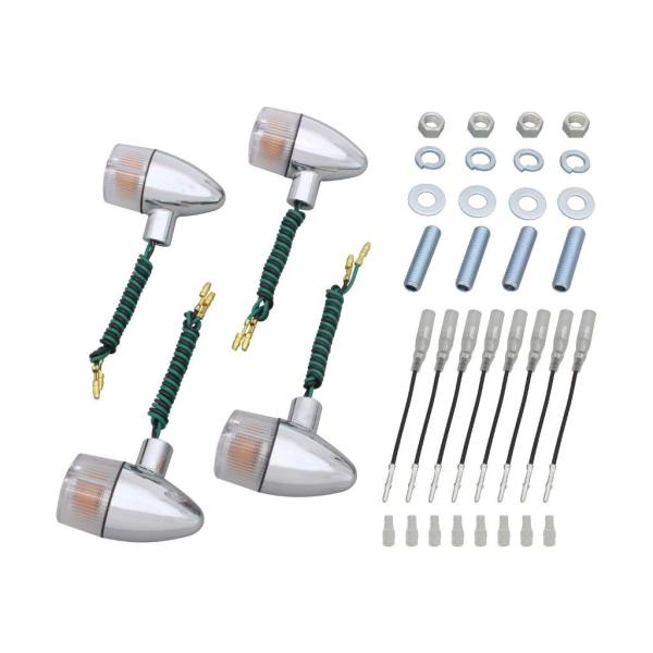 POSH Faith ポッシュ フェイス クラシカルシリーズ砲弾タイプウインカー ボディカラー：メッ...