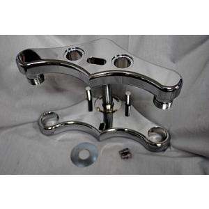 部品屋K&amp;W ビレットトリプルツリー1 タイプ：5° 汎用 HARLEY-DAVIDSON ハーレー...