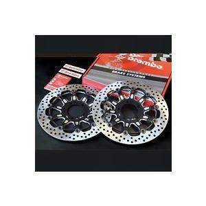 Brembo ブレンボ [Groove] グルーヴ フローティングディスク 左右セット ER-6N ...