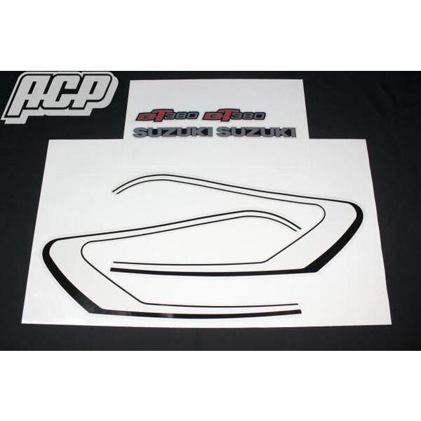 ACP エーシーピー ラインステッカーセット GT380 SUZUKI スズキ ステッカー・デカール...