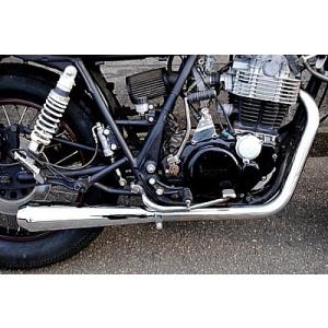 MOTOR ROCK SR400/500用 STDメガホン ショート 新型フルエキ ダウン