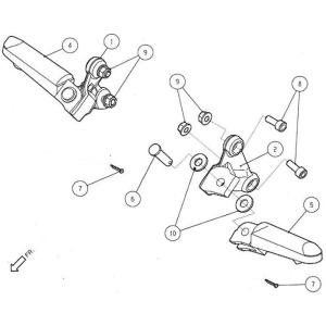 74Daijiro ナナヨンダイジロー (8) ソケットボルト 6X20 その他キッズバイクオプショ...