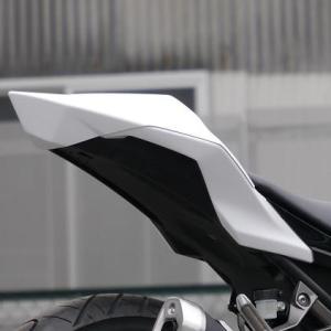 ORM製 ホンダ NSR50.80 フロント エアロダクトフェンダー 白ゲル 黒