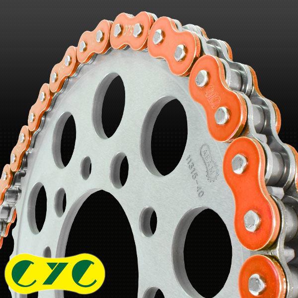 CYC CHAIN CYCチェーン 530-120L カラーシールチェーン【メタリックカラー】(メタ...