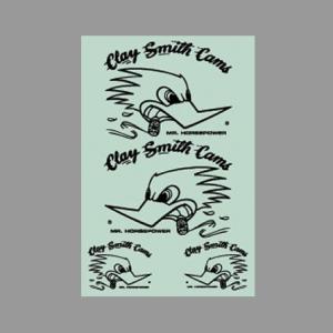 Clay Smith クレイスミス BLACK MONO ステッカー ステッカー・デカール 外装
