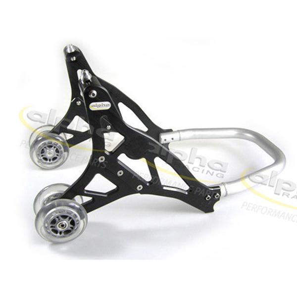 alpha Racing アルファレーシング アルミ アジャスタブルフロントスタンド HP4 S10...