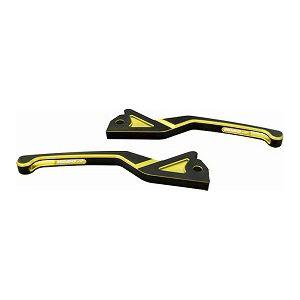 KN企画 ケイエヌキカク GPスタイルデュアルカラーレバー カラー：ゴールド BWS125(ビーウィ...