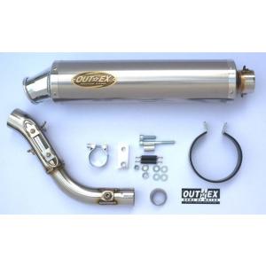 OUTEX アウテックス OUTEX.R-ST (S/O) スリップオンマフラー サイレンサーバンド...