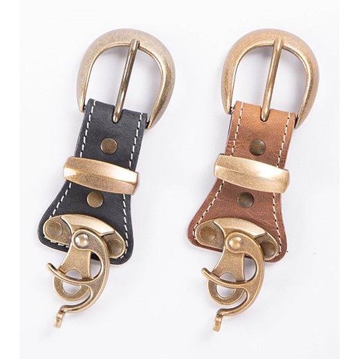 DEGNER デグナー SB用ワンタッチ金具バックル カラー：ブラウン(糸色：白) その他サイドバッ...