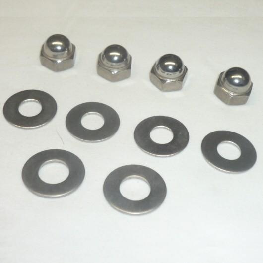 Cuby カビィ ステンレス製 リアサス用 袋ナット＆ワッシャ DAX [ダックス] CHALY [...