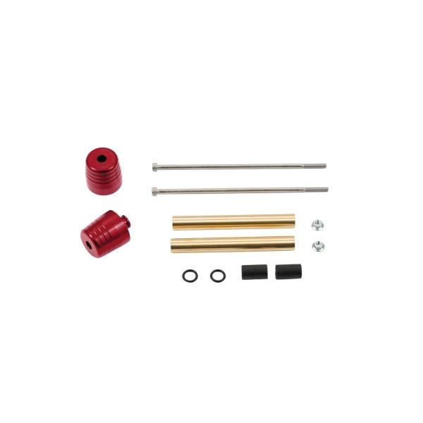 EFFEX エフェックス ハンドルバーウェイト BIG アルミハンドル用 カラー：レッド バーエンド...