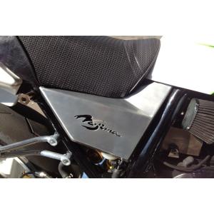 RZ250用 サイドカバー 左右セット 白赤カラー塗装 ABS樹脂 新品