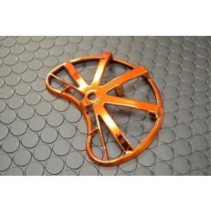 KN企画 ケイエヌキカク クランクケースカバーフィルター カラー：オレンジアルマイト BWS125(...