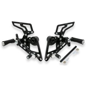CNC Racing シーエヌシーレーシング アジャスタブル バックステップ カラー：ブラック MO...