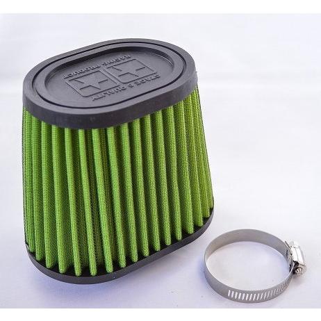 KN企画 ケイエヌキカク STAGE6 汎用エアフィルター ハードタイプ カラー：グリーン エアクリ...