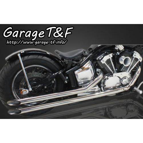 Garage T&amp;F ガレージ T&amp;F ロングドラッグパイプマフラー タイプ1 ドラッグスター110...