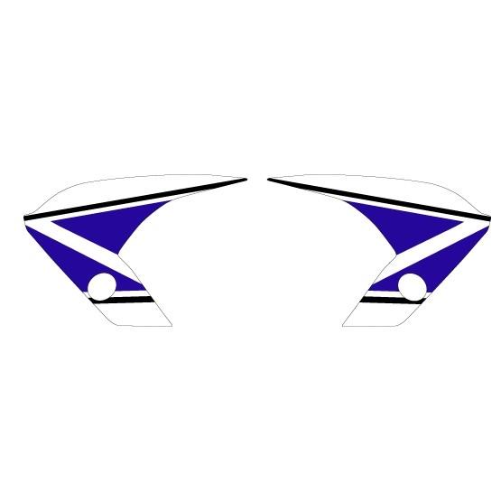 MDF エムディーエフ 車種別グラフィックデカールキット　YZF-R3/R25 フロントフェンダー部...