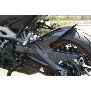 POWERBRONZE リア フェンダー カーボン/シルバー HUGGER ヤマハ MT-09