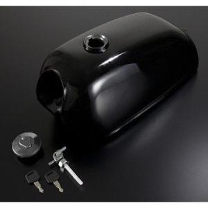 ホンダ エイプ CD50 FTR 汎用 タンク 黒 ブラック 艶あり 大容量 8L