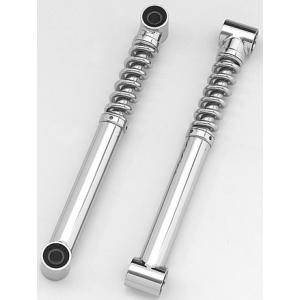 部品屋K&amp;W 【KUSTOM TECH(カスタムテック)製】11インチスプリングストラッツクローム ...