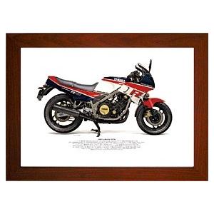 Y’S GEAR(YAMAHA) ワイズギア 1985 YAMAHA FZ750 A3額装 その他グ...