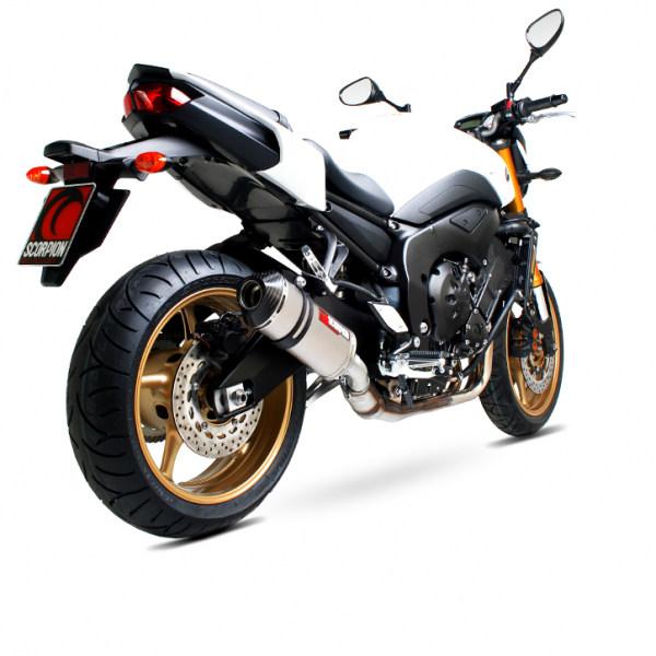 SCORPION ファクトリーオーバル スリップオンマフラー Fazer8 FZ8 YAMAHA ヤ...