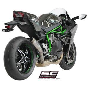 SC-PROJECT SCプロジェクト GP70-R スリップオンサイレンサー＆フルチタンリンクパイプ NINJA H2 KAWASAKI カワサキ スリップオンマフラー マフラー