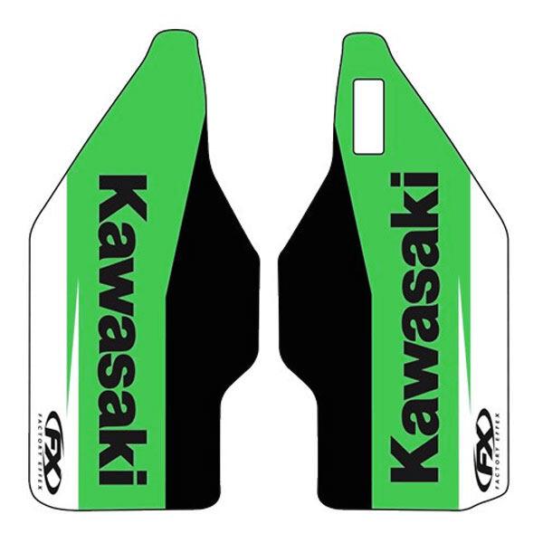 FACTORY EFFEX ファクトリーFX KAWASAKI インナーフォークガードデカール KX...