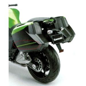 カワサキ（Kawasaki） パニアケースストライプ メタリックスパーク