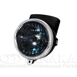 ヘッドライトカバー　ダックス　シャリー　新品　未使用 1198w初期型ダックス・シャリィタイプヘッドライトケース ブラック