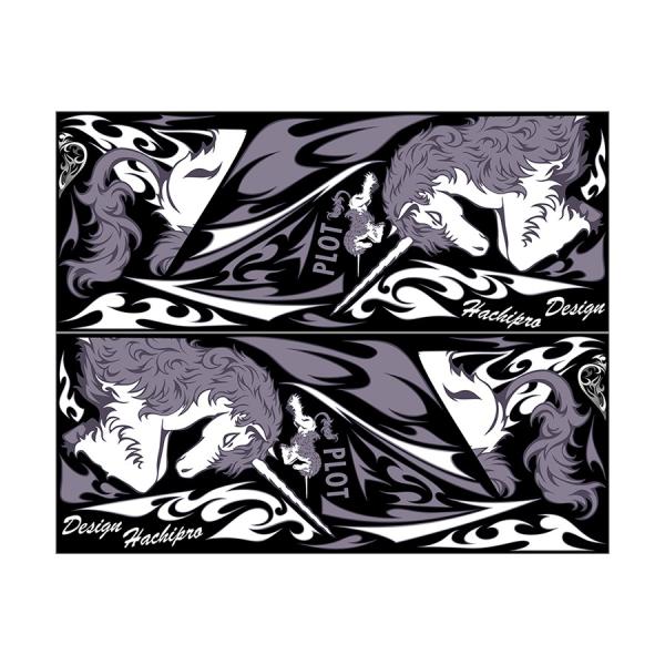 PLOT プロト デカールキット ユニコーン カラー：ブラック CBR250R (2011-) HO...