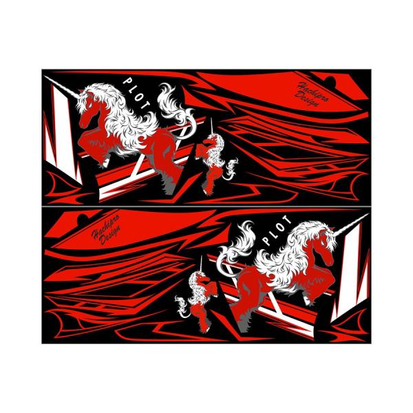 PLOT プロト デカールキット ユニコーンA カラー：ブラック／レッド YZF-R25 YZF-R...