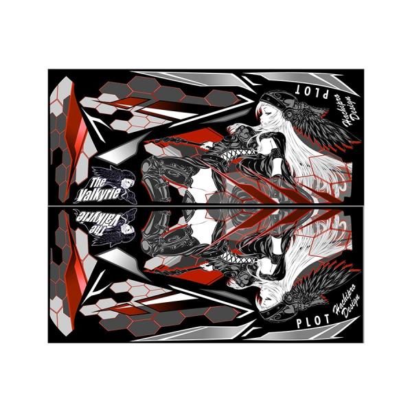 PLOT プロト デカールキット ヴァルキリー カラー：ブラック YZF-R25 YZF-R3 YA...