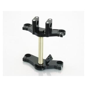 KITACO キタコ アルミトップブリッジ&amp;ステムセット カラー：ブラック / タイプ：フォークピッ...