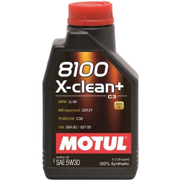 MOTUL モチュール 8100 X-clean+【5W30】【4サイクルオイル】 容量：1L