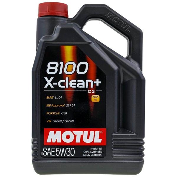 MOTUL モチュール 8100 X-clean+【5W30】【4サイクルオイル】 容量：5L 4サ...