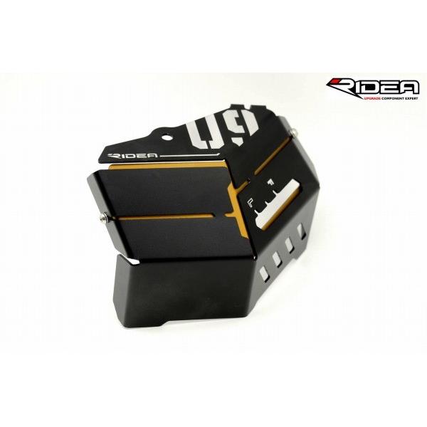 RIDEA リデア ラジエターリザーブタンクカバー カラー：ゴールド MT-09 トレーサー XSR...