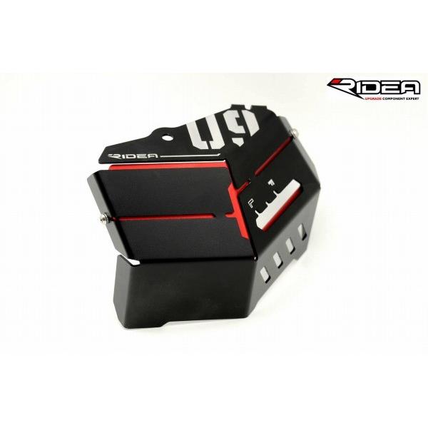 RIDEA リデア ラジエターリザーブタンクカバー カラー：レッド MT-09 トレーサー XSR9...