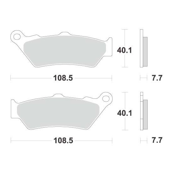 ACCOSSATO アコサット ブレーキパッド MOTOGUZZI モトグッチ DUCATI ドゥカ...